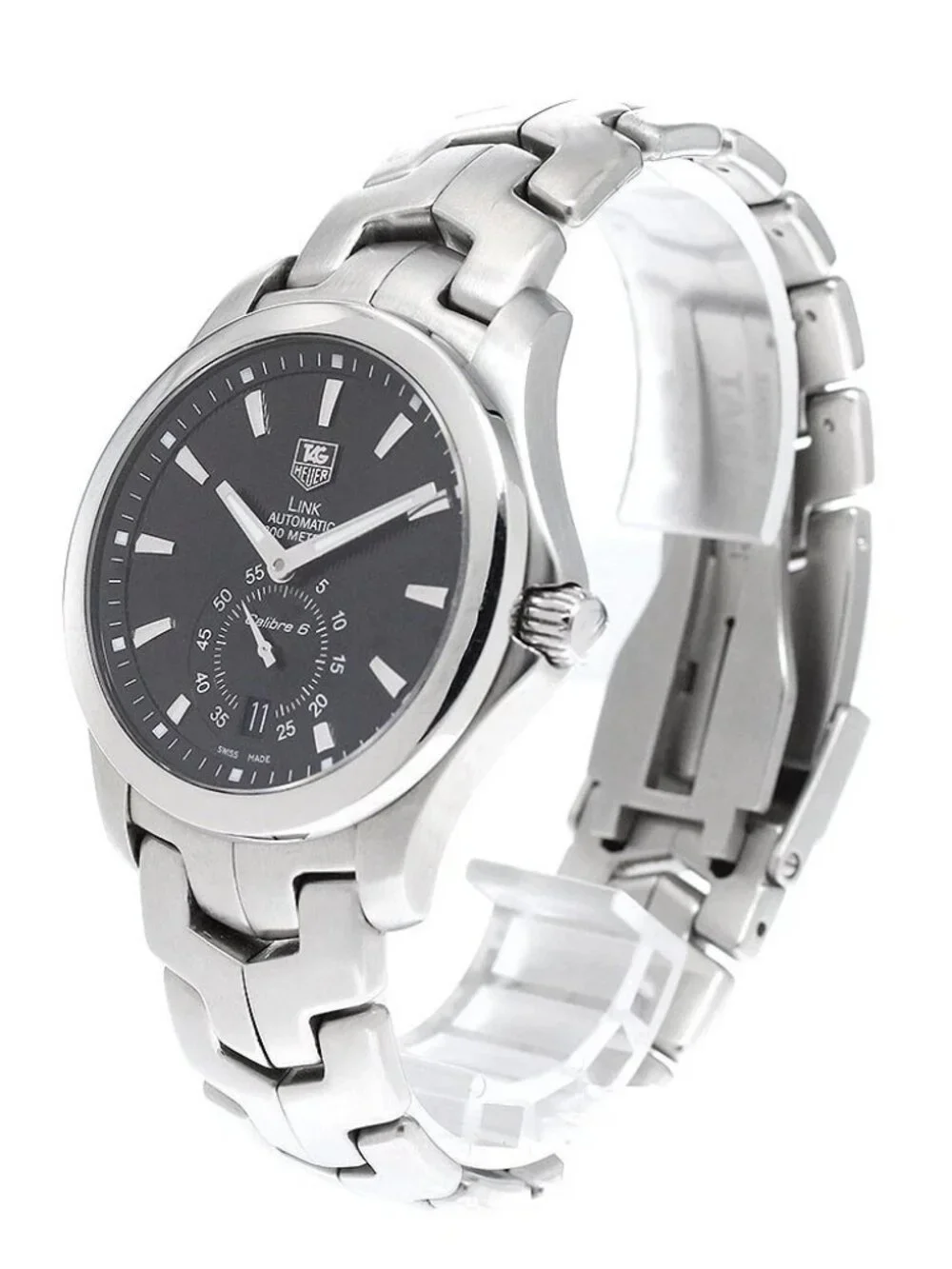 TAG HEUER Link Caliber 6 WJF211A.BA0570 Date black Dial Automatic Men's _967868